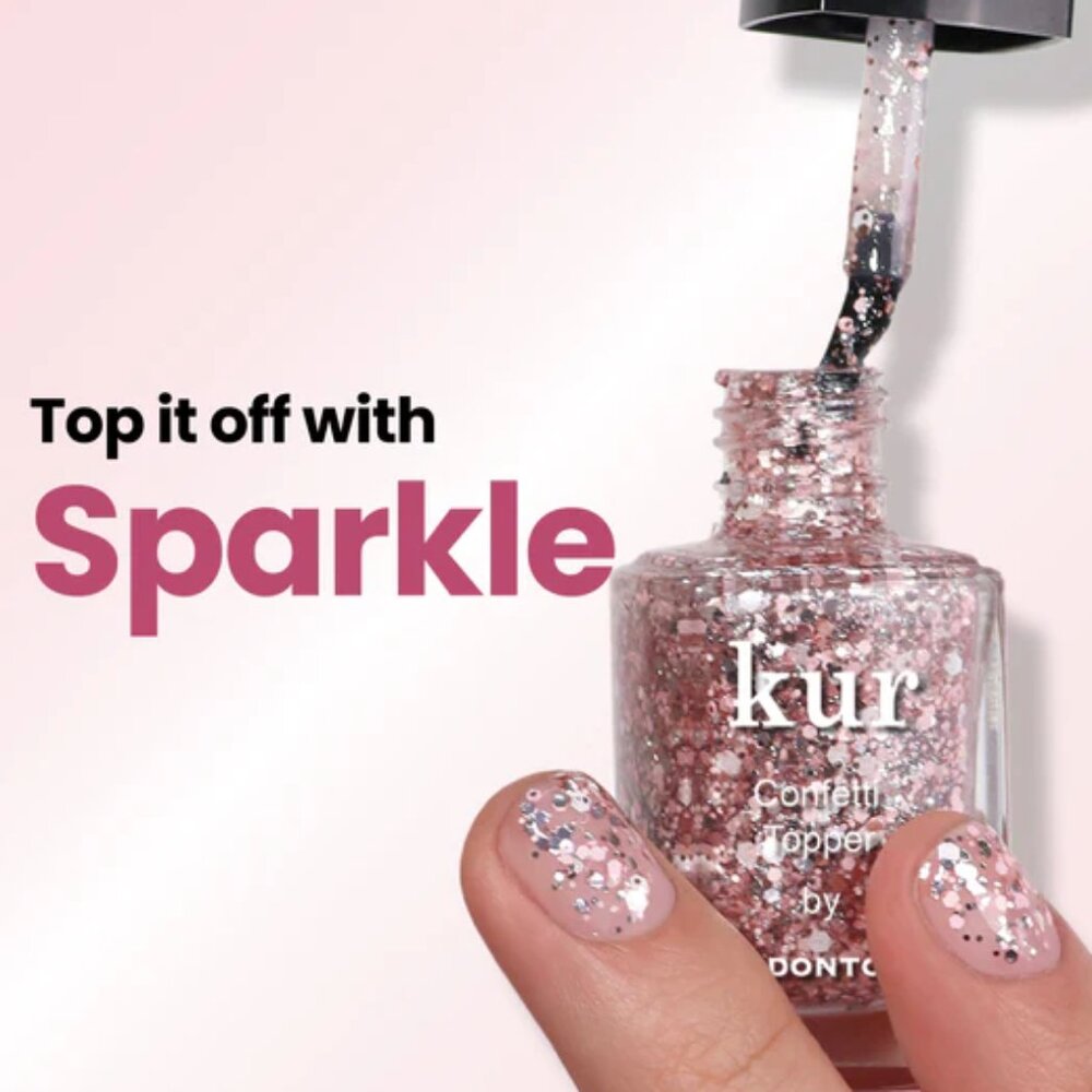 🔥3/$30 NIP Londontown KUR Snowglobe Confetti Topper (magic at your fingertips)